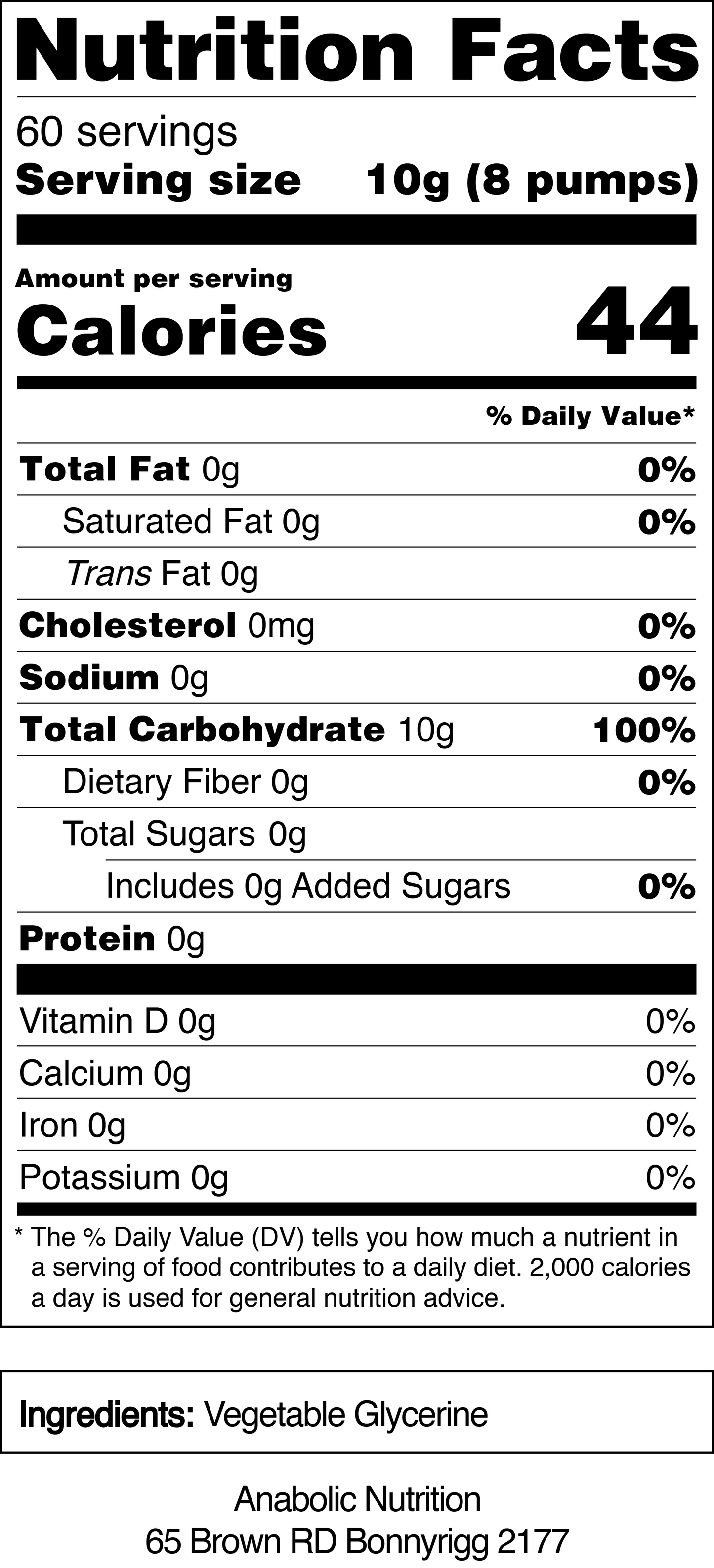 Anabolic Nutrition LPV